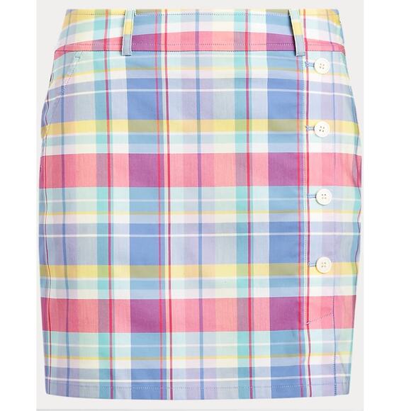 Ralph Lauren Polo Golf Madras Plaid Skort with Shorts | Size 4 $148 - Picture 1 of 7